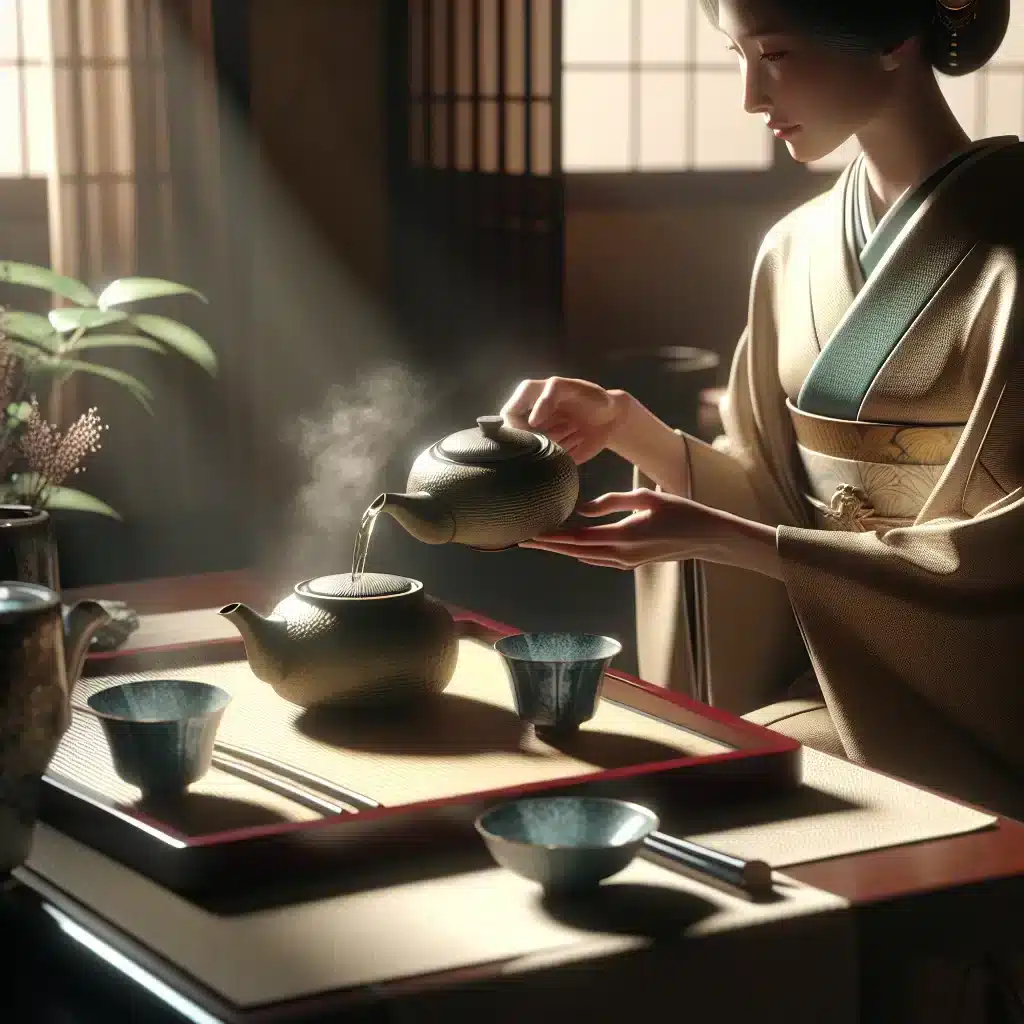 Japonyanin Cay Seremonisi Zarafetin Simgesi gorsel